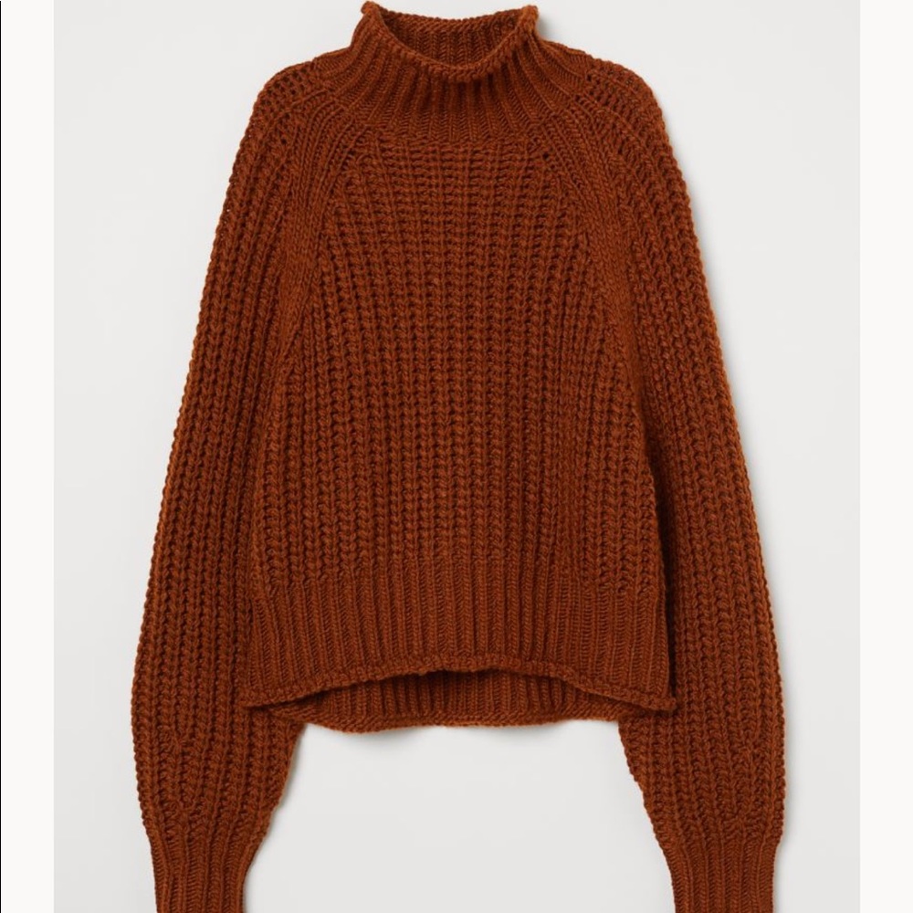 H&M ribbed turtleneck sweater